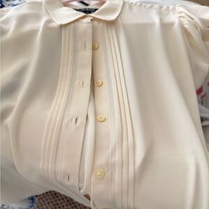Ralph Lauren Cream Blouse